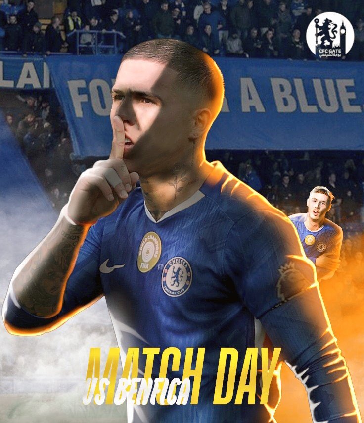 🔵 يــــــــوم الــــمـــبــاراة!🔵

◈ تشيلسي vs بنفيكا ◈ 

🏴󠁧󠁢󠁥󠁮󠁧󠁿 | دوري أبطال اوربا - الجوله 2
📆 | الثلاثاء 30 سبتمبر 2025
⌚ | 10:00 مساءاً بتوقيت مكة🕋
📺 | بي ان سبورت 6
🎤 | عصام الشوالي
🏟 | ستامفورد بريدج  - انجلترا
🎨 | @7i1t_