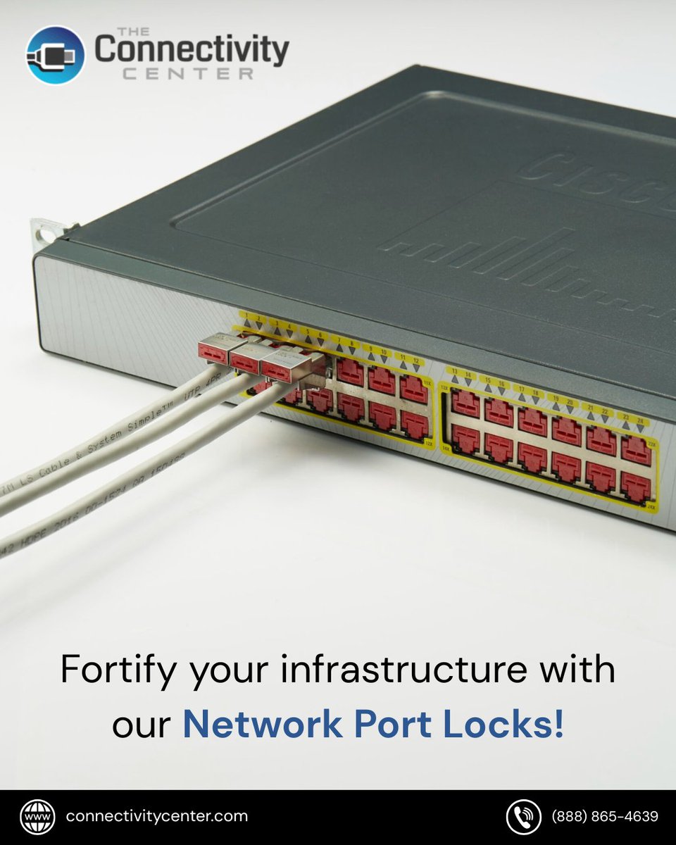 Fortify your infrastructure with our Network Port Locks! Prevent tampering &amp; unauthorized access. Perfect for corporate networks, with Ethernet Port Blockers &amp; network module locks. 
Secure your network. 
#NetworkSecurity #PhysicalSecurity #EthernetSecurity