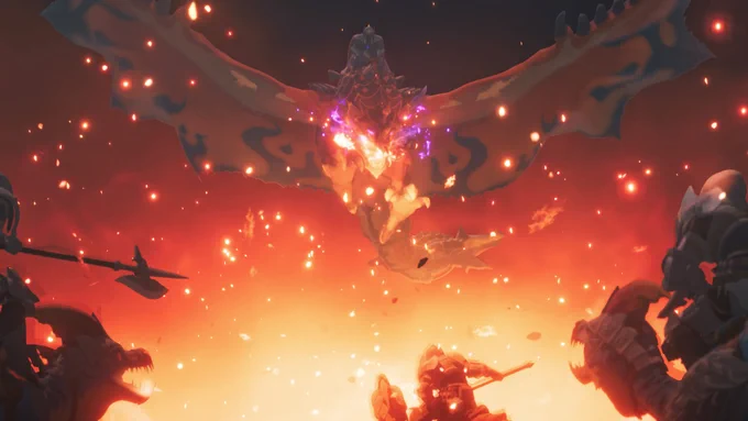 Prophesied to bring disaster and sentenced to death upon its birth, Ratha V has reappeared after it fled Azuria with Amara's help 10 years ago. Now covered in armor and with a mysterious Rider, it stands in the way as you attempt to stop the fighting between Azuria and Vermeil.