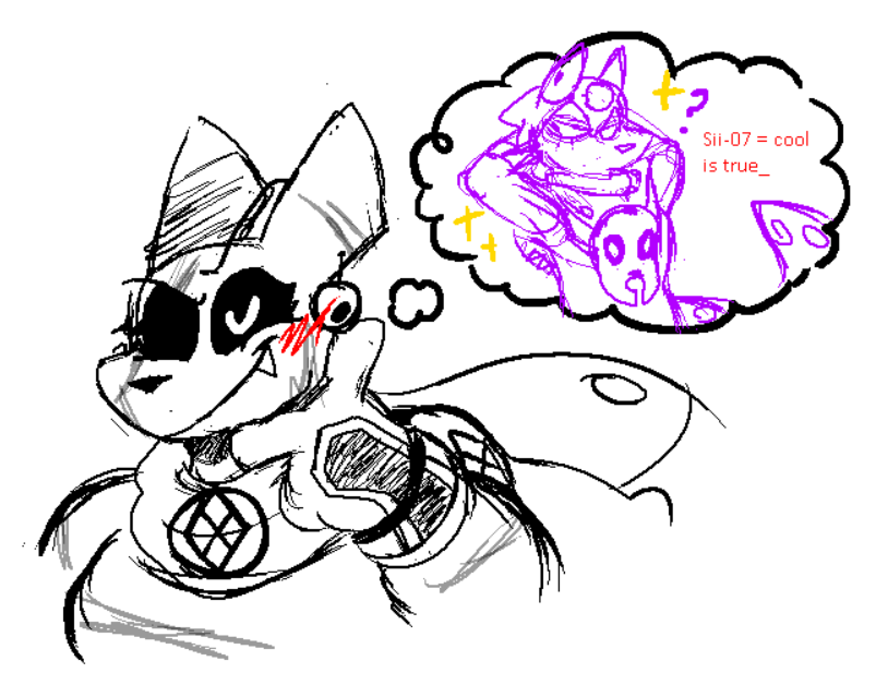 #rainworld (SlugBros AU)
forgot to post this yesterday but
Hayden (Hunter) x Sii (Spearmaster) shit because I dont draw love letter enough.
She has her priorities.