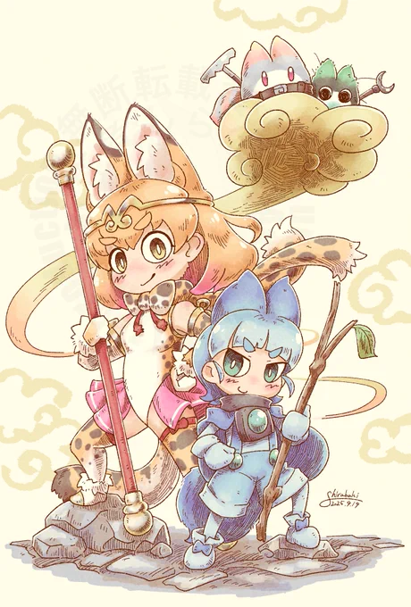 ちょっとスペシャルな1枚(4枚目のやつ)を描いたけど見てもらえてるかどうか不明なのでここで公開しておく(3/3)