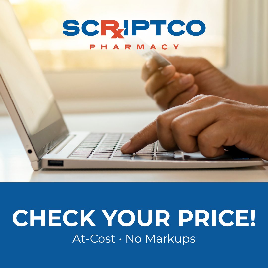 ScriptCoPharm's tweet image. 💊 Curious what your meds really costs? Use our free price tool and see the at-cost number, before you join.
#ScriptCo #RxSavings #TransparentPricing #GenericMeds