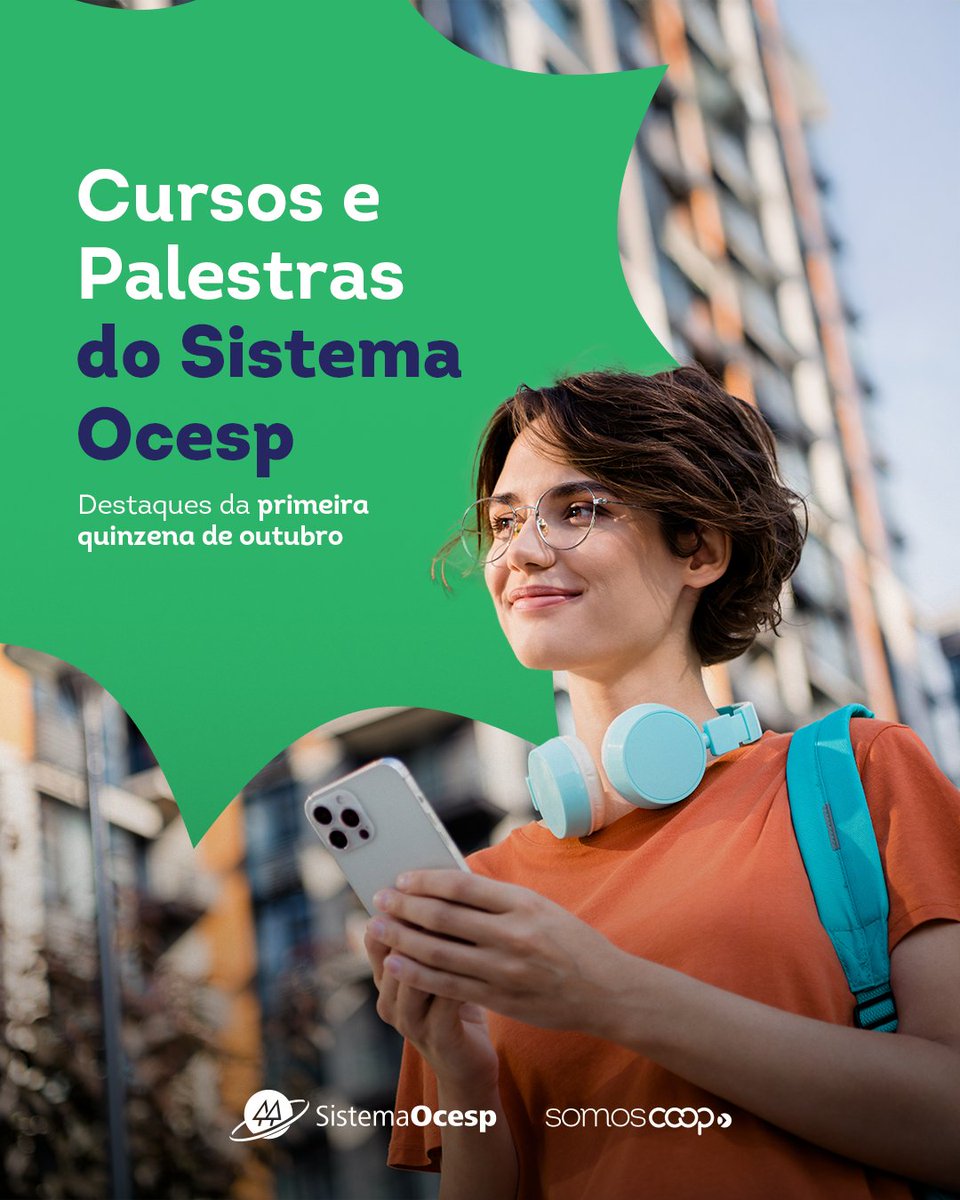 Outubro chega repleto de oportunidades 📅

Impulsione os resultados da sua cooperativa com os cursos e palestras de quem vive o cooperativismo todos os dias.

Confira os destaques da primeira quinzena e faça sua inscrição: sistemaocesp.coop.br/?a=treinamento…