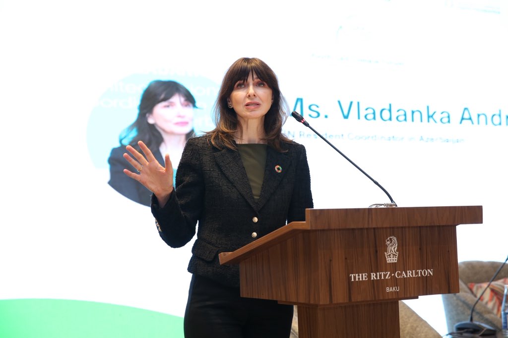 On 30 September, the Youth-Led Climate Forum officially began on the sidelines of Baku Climate Action Week 2025! 

The opening ceremony was attended by high-level guests, including members of the COP29 Presidency, the diplomatic corps, and officials from UN agencies.