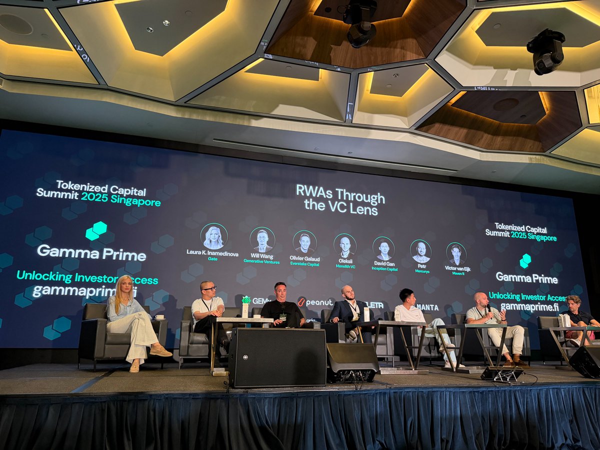 monolith_fund's tweet image. Dropped some alpha with our Principal @oleksii_inv at @GammaPrime_Fi event.

Great discussions with industry peers @laurak_gate, @willwangtf, @oliviergalaud, @davidgan1818, @Petr_Kozyakov, and @VictorvanEijk1.

Q4 gonna be spicy 🔥