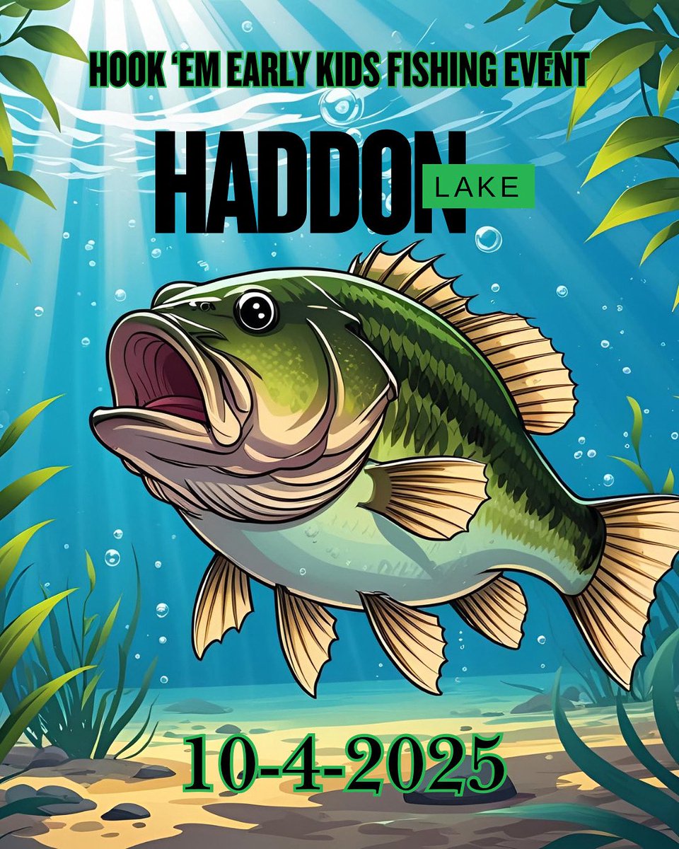 There’s still open spots available to sign up for the final Hook ‘Em Early event on Haddon Lake this weekend! Head over to the link below to get signed up today! #hookemearly 

theikefoundation.org/forms-and-appl…