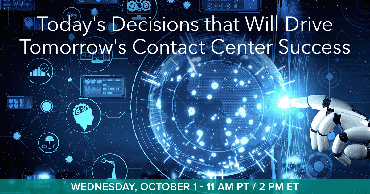 CRM's tweet image. The #contactcenter is evolving fast! Learn how #AI can turn your center into a strategic #CX powerhouse. Don稚 miss our webinar; save your spot now! champ.ly/Uu4r9Pj6