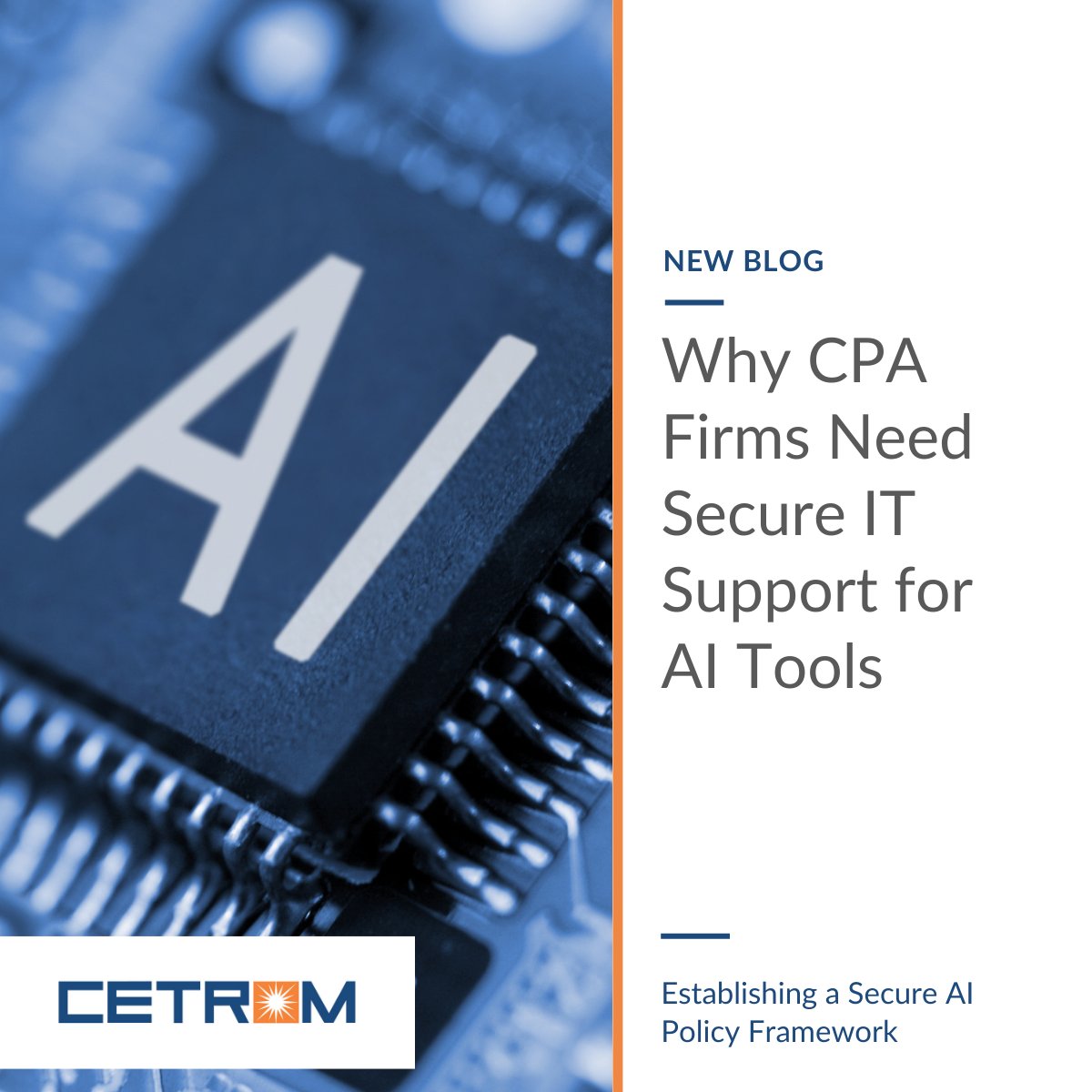AI in accounting? Game changer.
But secure, compliant IT support is essential.
🧠 Learn how Cetrom helps CPA firms adopt AI tools safely:
🔗 hubs.la/Q03KwyYX0

#AccountingAI #CPAIT #CetromCloud
