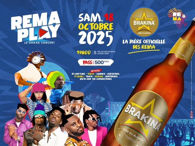 Vivez la 8e édition des REMA avec la bière du Burkina.