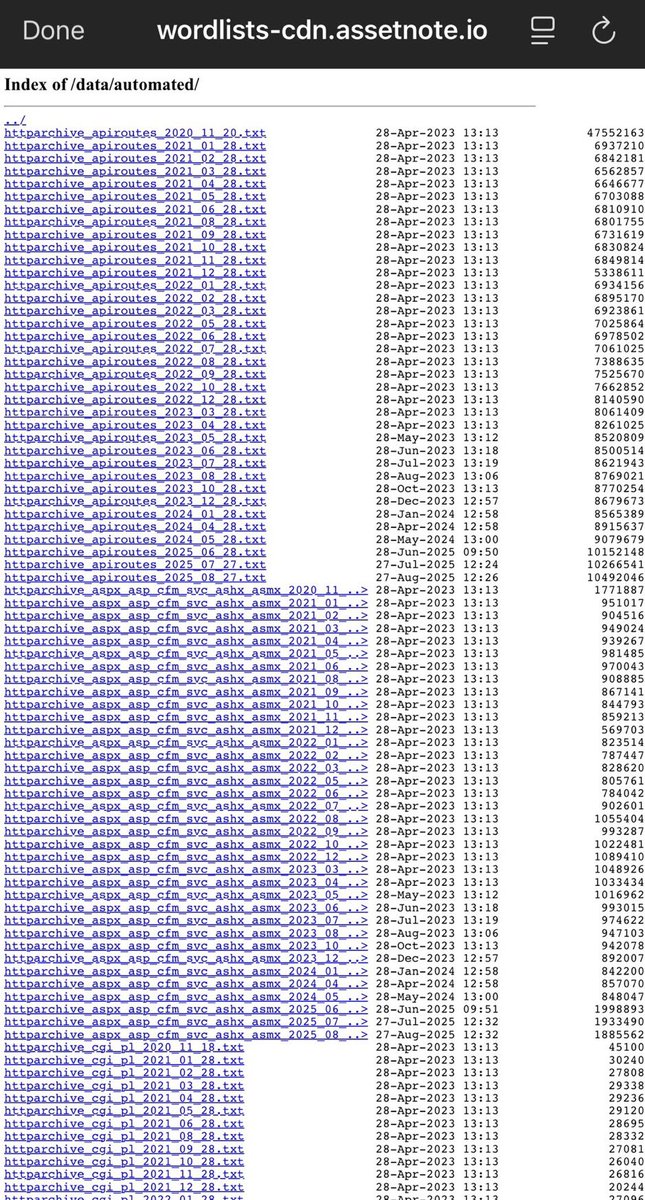 rashed_hasan00's tweet image. wordlists-cdn.assetnote.io/data/automated/
#bugbountytips #cybersec #bugbounty