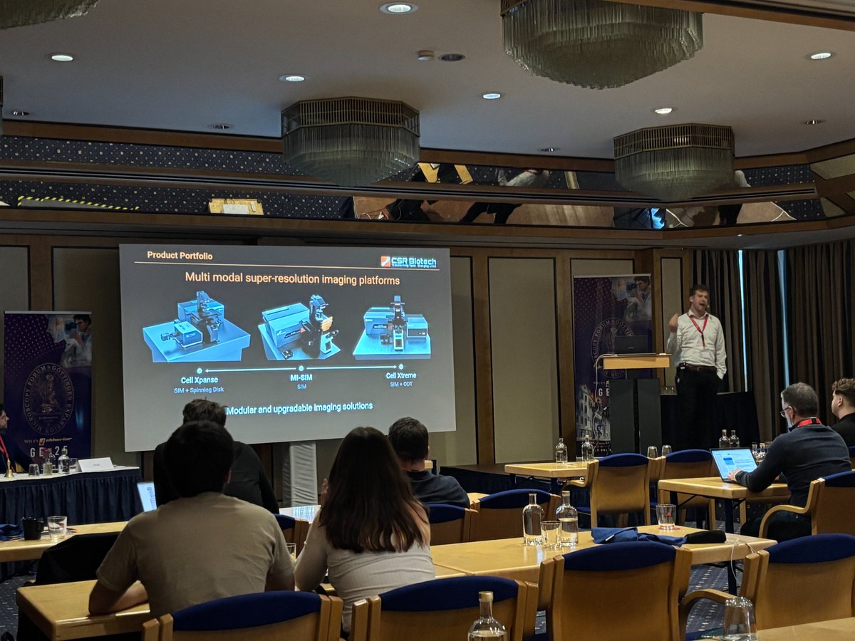 CSRBiotech's tweet image. 🌍 Incredible energy at #GEF25!

Our team gave a talk, awarded prizes, and connected with innovators worldwide. Big thanks to @AliHShaib  &amp;amp; 𝐒𝐢𝐥𝐯𝐢𝐨 𝐑𝐢𝐳𝐳𝐨𝐥𝐢 for an inspiring event.

📸 Swipe through the highlights — bonus points if you spot Ipek on pic1! 👀
#Microscopy