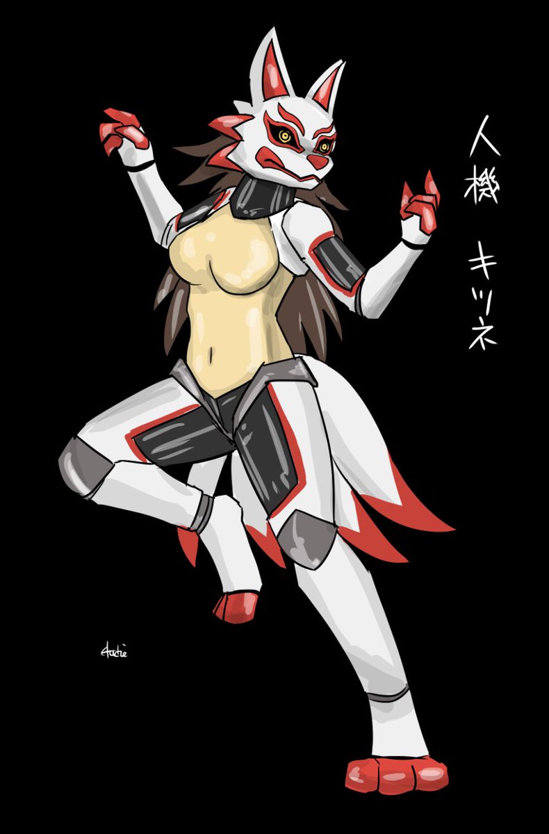 「人機 --Kitsune--」|VAYUのイラスト