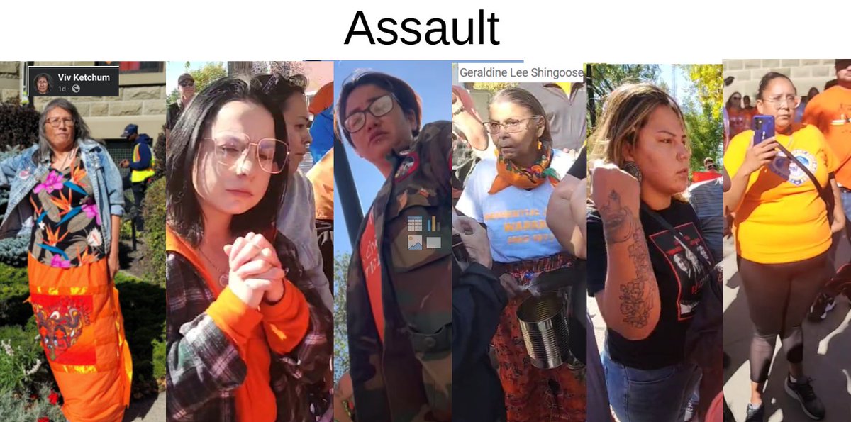 FrancesWiddows1's tweet image. On September 26, 2025 at @UWinnipeg (3:30 p.m.) I was assaulted by six women. Two of these women were Viv Ketchum and Geraldine Lee Shingoose.  Four others still need to be identified. Please message me if you can identify them.  The footage and names will go to @WinnipegPolice.
