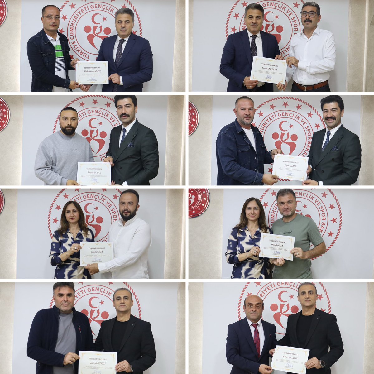 📌2024-2025 Sezonunda Federasyon ve sosyal, kültürel faaliyetlerinde göstermiş oldukları özverili ve başarılı çalışmalarından dolayı Tesis Amirlerimize teşekkür belgesi takdim edildi.