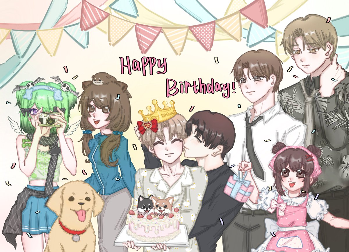 <a href="/maroronnn/">🔥MRR🔥</a> 도준씨 생일 축하해요 ~
（한글은 잘 쓰지 않고, mrr 의 의인화를 그렸다! 여신이 좋아하길 바랍니다 ~）