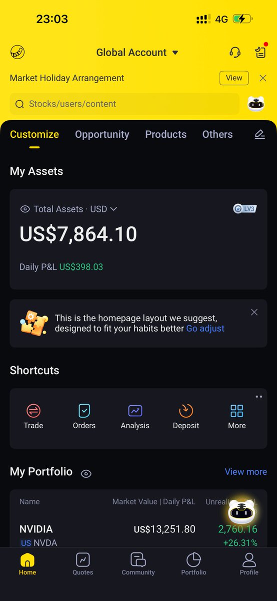 lzwjava's tweet image. recent market good 👍