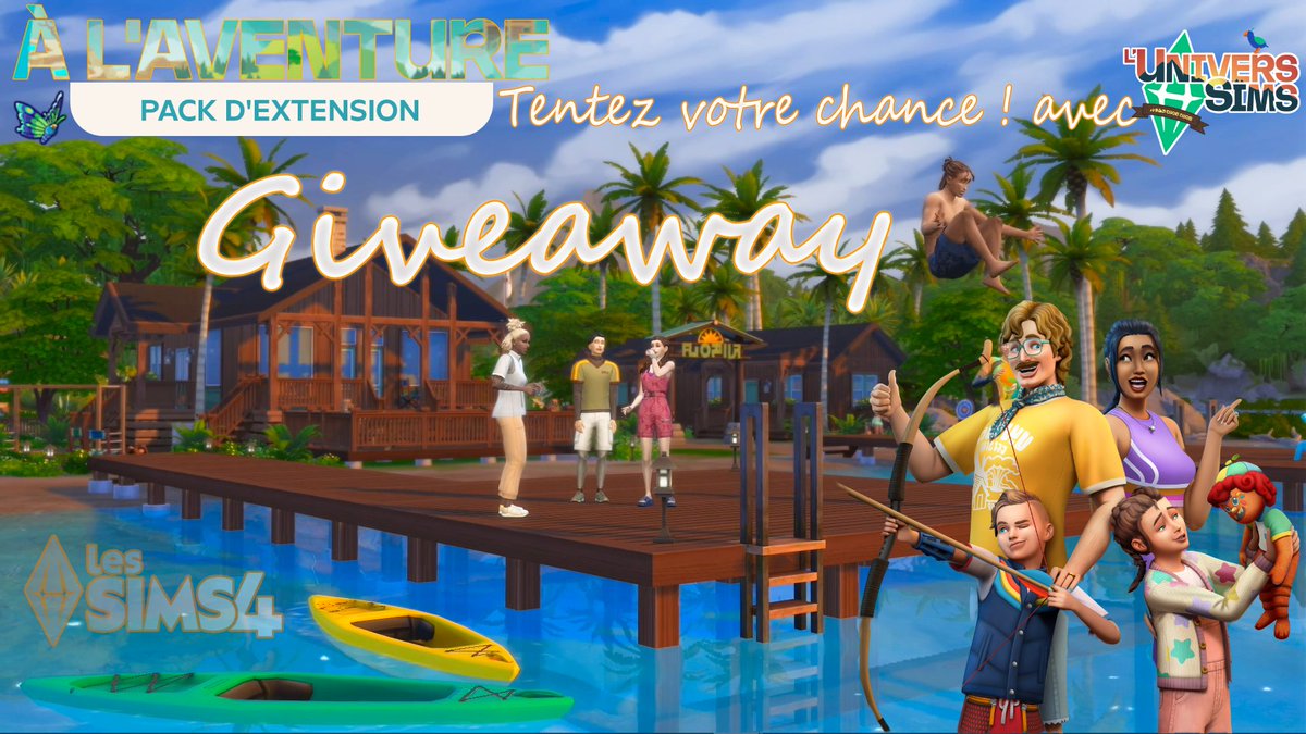 LuniverSims's tweet photo. 🎁 GIVEAWAY Les Sims 4 À l’Aventure
Tes Sims tournent en rond ? Il est temps de leur offrir un peu de spice 👀
Nouveaux lieux, nouvelles têtes, et peut-être un crush foireux au passage 💔
➡️ https://t.co/brLvTwumda
#Sims4 #EApartner #collabcommerciale #AdventureAwaits @LesSims https://t.co/qyc0jwZhMM