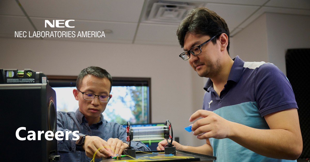 NECLabsAmerica's tweet image. 🚀 We are hiring at NEC Laboratories America! 🚀
Join our excellent team of researchers conducting disruptive innovation in the areas of #AI, #datascience, #systemsecurity, #integratedsystems, #machinelearning, #mediaanalytics and #opticalnetworking. You will collaborate with…