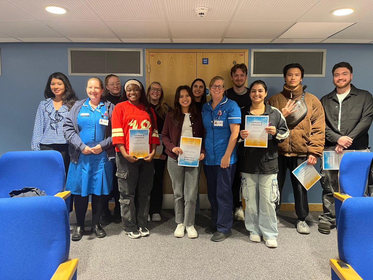 Celebrating our most recent cohort of Newly qualified nurses completing their Preceptorship within Neuro. Congratulations to you all 🎊🎉 <a href="/UHSFT/">University Hospital Southampton 💙</a>