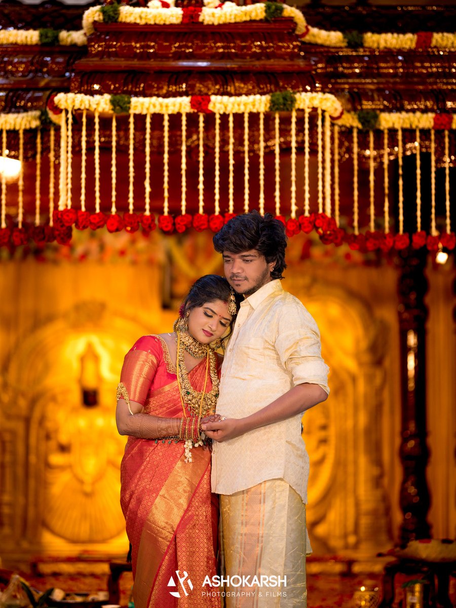 Ashokarsh's tweet photo. Bathed in golden light and showered with love, your forever begins now. 💖🌸
Cheers to @vvicky_06_id &amp; @keerthiga_elumalai_08 ! | Beauty by @rifas_makeup | Elegance by @krishkarthik_official 
.
.
Further clarification:
https://t.co/t7d1ML4cy9
Reach us at +91 76000 70004 https://t.co/gQXrlUTsJc
