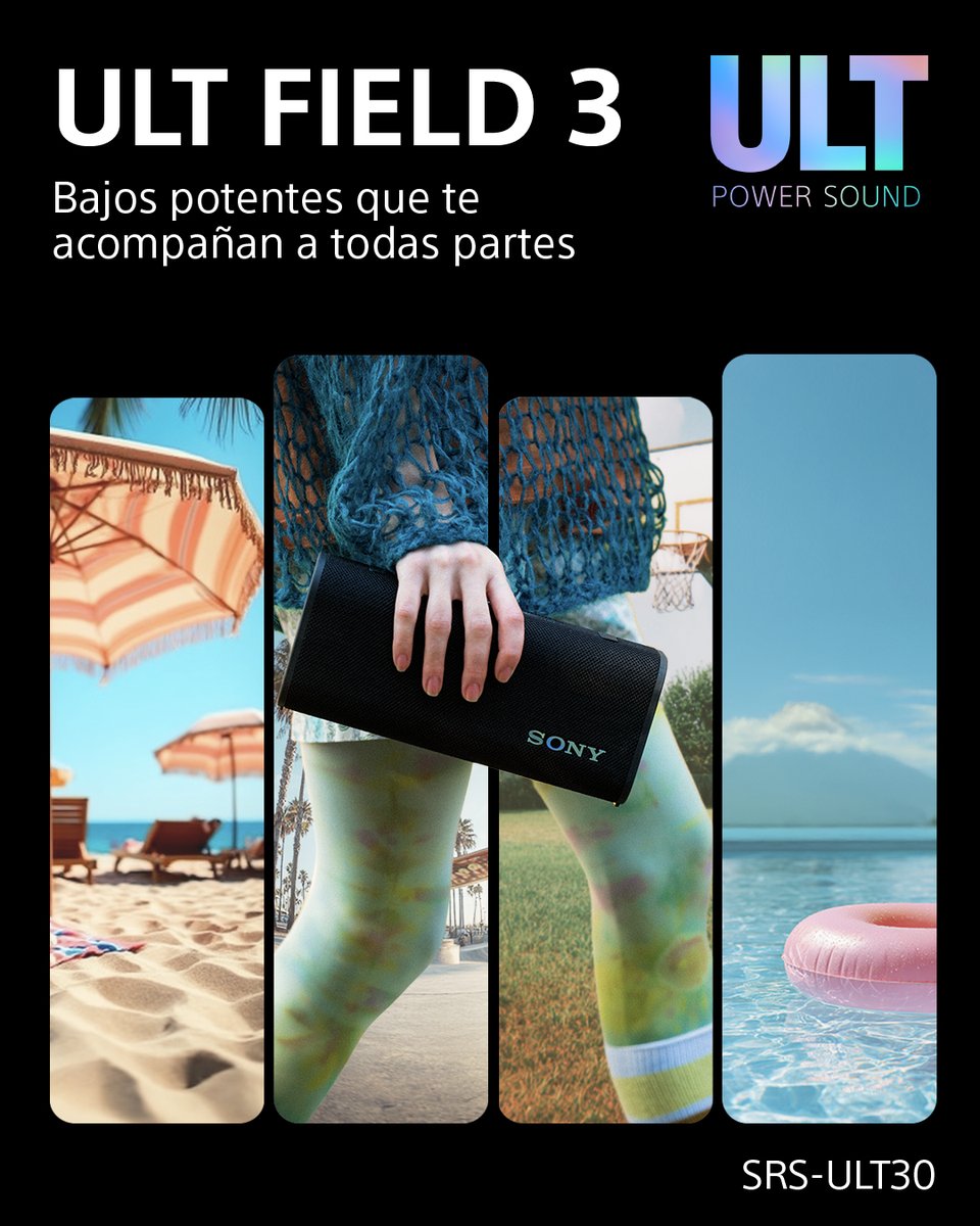 🔊 Compacto, resistente, portable y sorprendentemente potente.

Lleva tu música favorita a cualquier lugar con el ULT FIELD 3 que se adapta a tu estilo de vida en movimiento 🎶🔥
