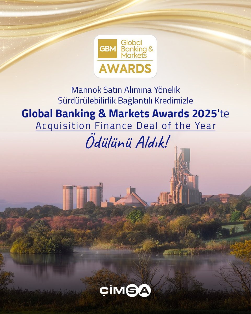 Global büyüme stratejimizin başarısı, uluslararası alanda ödülle taçlandı! 🏆

Birleşik Krallık ve İrlanda’daki varlığımızı genişletmek ve global bir yapı malzemeleri şirketi olma yolunda tamamladığımız Mannok satın alımına ilişkin sürdürülebilirlik bağlantılı finansman işlemi,