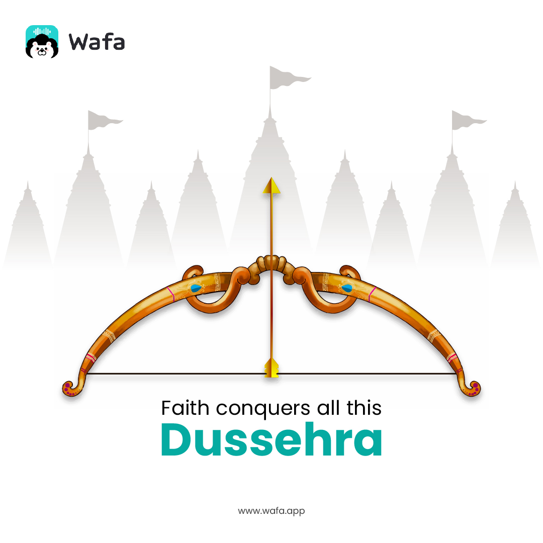Wafa_App's tweet photo. Wafa celebrates the triumph of good over evil, spreading positivity 🔥🏹✨

#Dussehra #TriumphOfGood #Positivity #FestivalVibes #GoodOverEvil https://t.co/yYe8qAYBFK