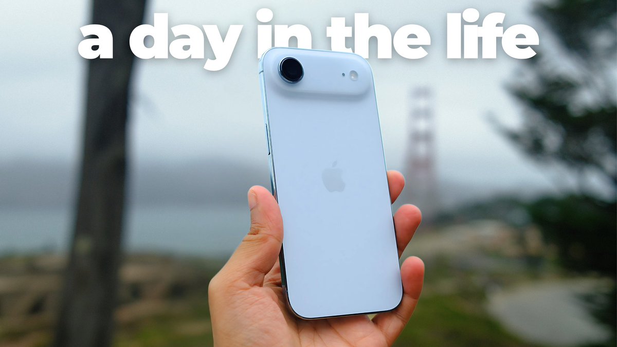 technolobeYT's tweet image. Come watch a day in my life with iPhone Air in San Francisco. Super happy about how this turned out - yt.openinapp.co/qv7bc
