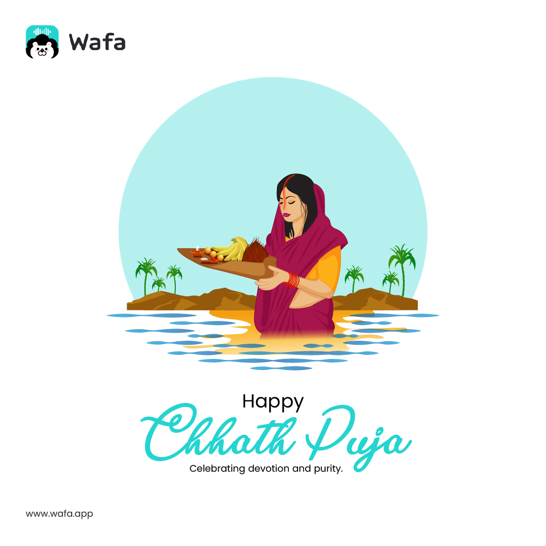 Wafa_App's tweet photo. Wafa wishes you harmony, blessings, and strength in this Chhath Puja 🌞✨

#ChhathPuja2025 #DivineBlessings #FestivalVibes #DivineBlessings https://t.co/b8eK7oL5L4