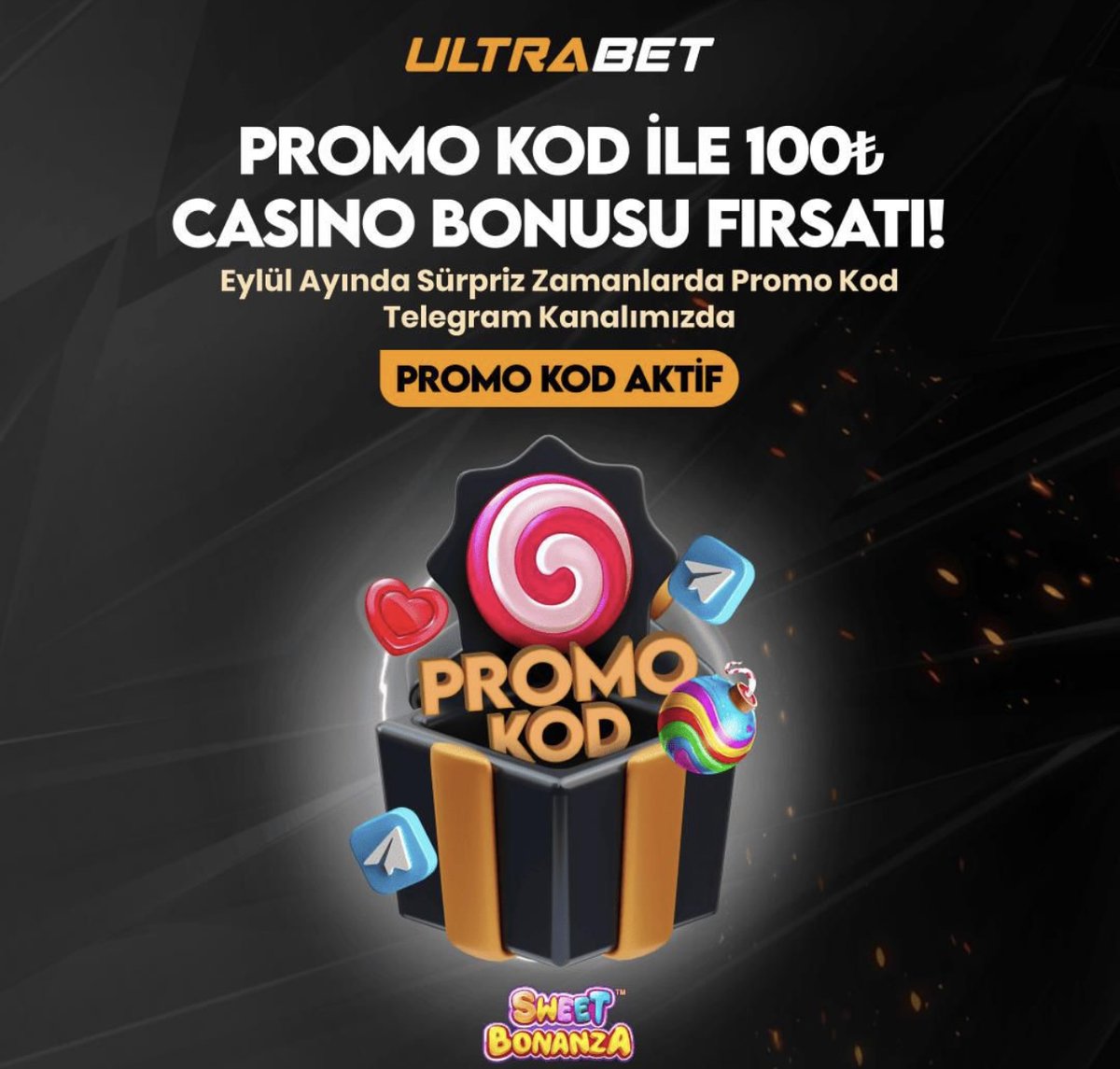 🔥 Aktif Promo Kodla Anında Oyun Keyfi!

🍭 Sweet Bonanza'da geçerli 100₺ Casino Bonusu için promo kod: ultraeylül

Üyelik için: ultraortaklik8.com/links/?btag=22…

#ultrabet #weareultra #Liverpool #Galatasaray