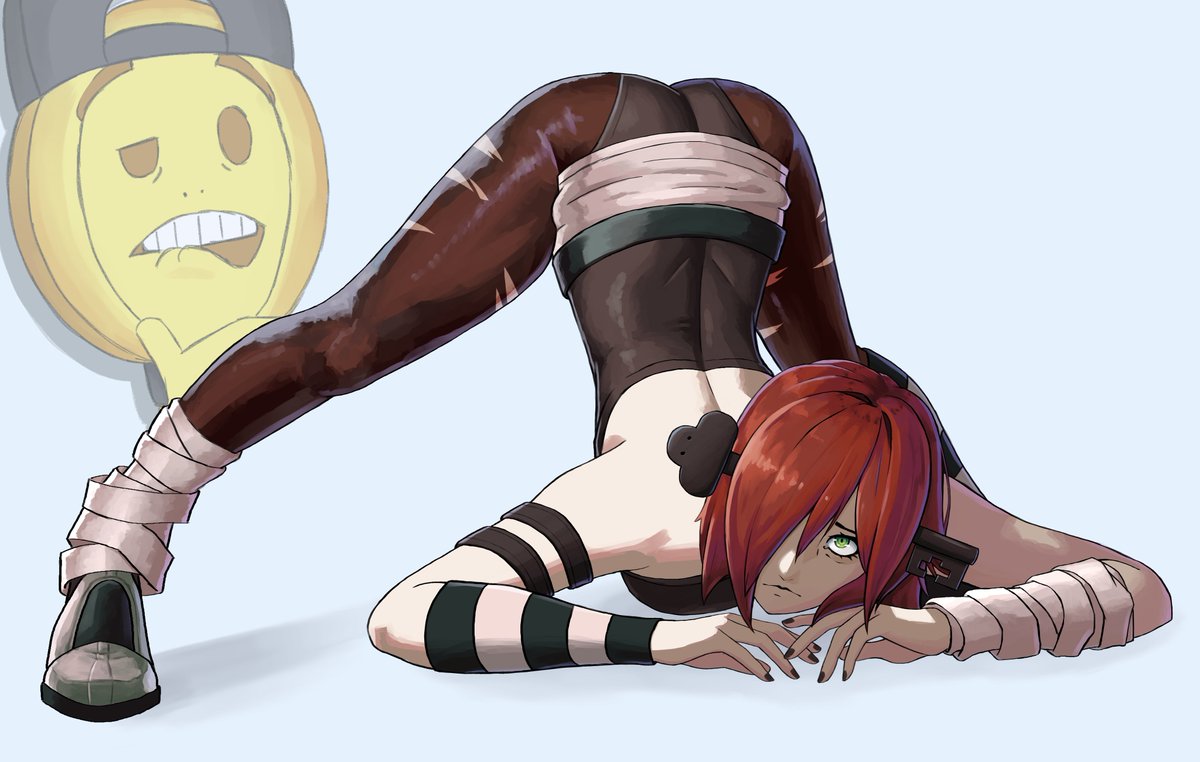 Classic ABA Guilty Gear Jack-O pose.