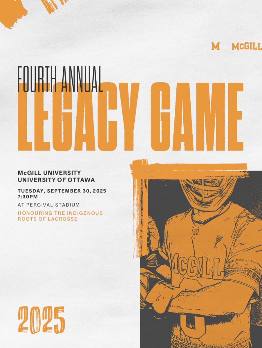 Today and every day, we commit to listening, learning, and walking the path of reconciliation 🧡

This marks the fourth annual Legacy Game, in which we honour the Indigenous roots of the sport and the communities who created it.