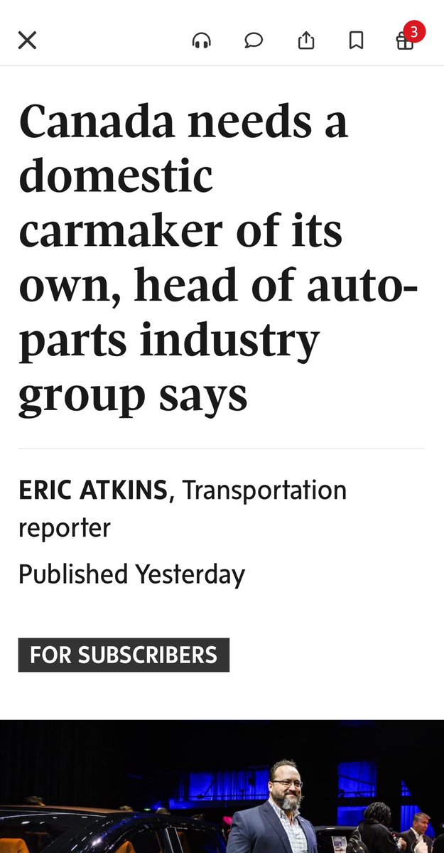 When articles like these pop up, you always have a few academics that parrot bizarre arguments like “Canada can’t do this, it’s too small!”

Buddy, Sweden has a domestic auto manufacturer. Vietnam too.

There are other reasons it hasn’t worked here, but you are just clueless