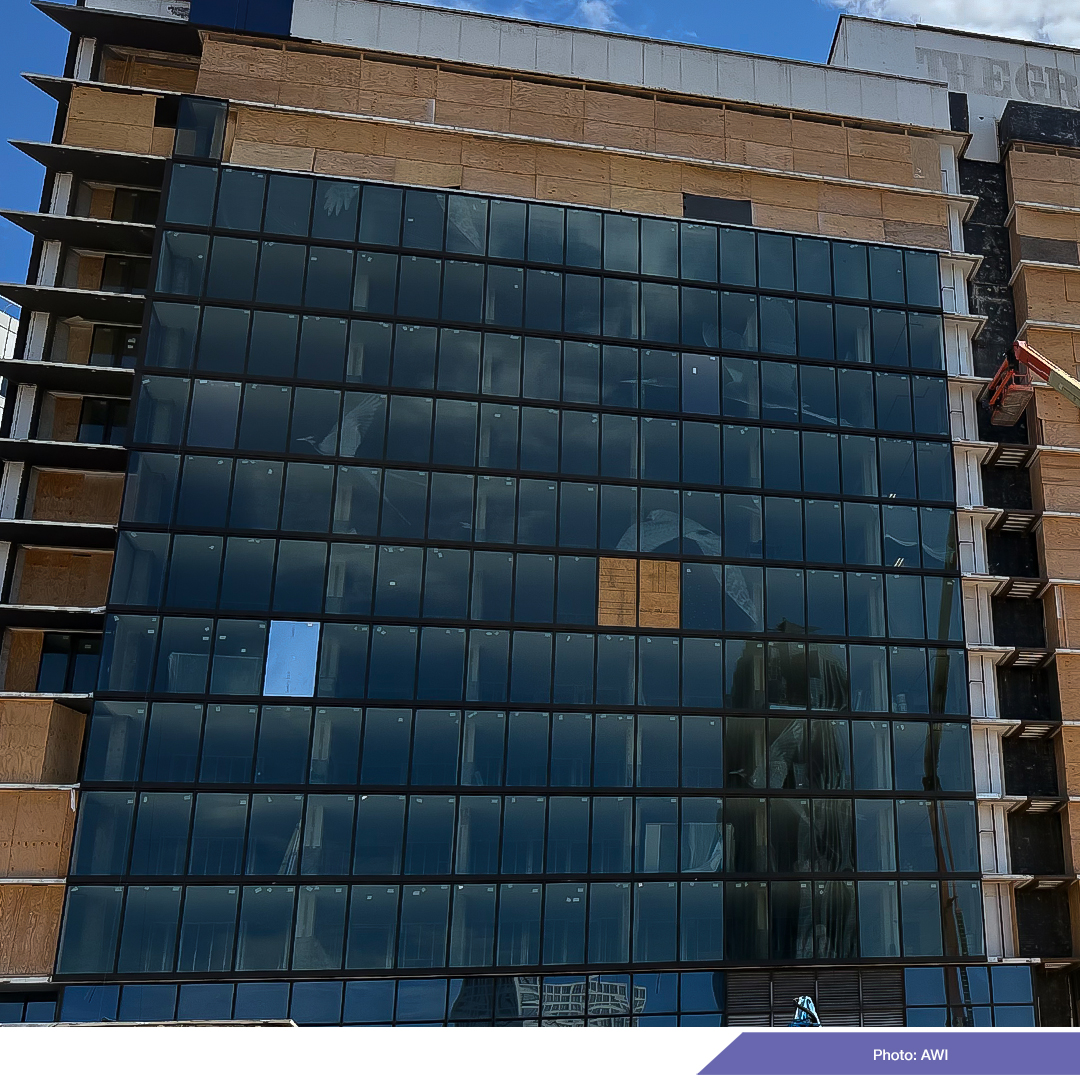 advancedwindow's tweet image. Getting ever so close to the top at The Greenleigh in Houston, TX. Really enjoying this renovation coming together, thanks to our partners and our AWI install teams. Looking forward to seeing it complete. Partners: Rockbridge, @questwindows 
#windowinstallation #houston