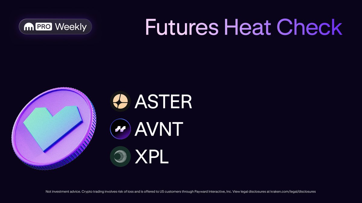 ♨️ Futures heat check 🟡 $ASTER perp 🟣 $AVNT perp 🟢 $XPL perp Trade here  ⤵️ https://t.co/LlO8beXTKN