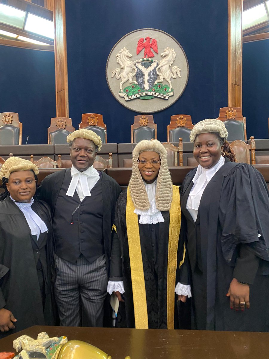 Africa Law Practice (ALP) NG & Company (@alpnigeria) on Twitter photo Highlights from the Supreme Court swearing-in of our Partner, <a href="/MrsBBold/">Oyinkansola Badejo-Okusanya, SAN, FCIArb</a>, with Gov. <a href="/jidesanwoolu/">Babajide Sanwo-Olu</a>, CJN Kudirat Kekere-Ekun, Dr Jumoke Oduwole, NBA Pres. <a href="/afamosigwe/">AFAM OSIGWE</a> , <a href="/OlumideAkpata/">Olumide Akpata</a> , Uyi Giwa-Osagie, Yomi Badejo-Okusanya, Team ALP NG & Co & other dignitaries.
#ALPNG #BeBold #SAN Highlights from the Supreme Court swearing-in of our Partner, <a href="/MrsBBold/">Oyinkansola Badejo-Okusanya, SAN, FCIArb</a>, with Gov. <a href="/jidesanwoolu/">Babajide Sanwo-Olu</a>, CJN Kudirat Kekere-Ekun, Dr Jumoke Oduwole, NBA Pres. <a href="/afamosigwe/">AFAM OSIGWE</a> , <a href="/OlumideAkpata/">Olumide Akpata</a> , Uyi Giwa-Osagie, Yomi Badejo-Okusanya, Team ALP NG & Co & other dignitaries.
#ALPNG #BeBold #SAN