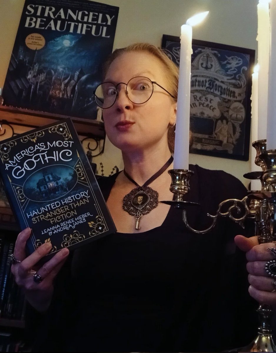 IT IS TIME! RUN FROM THE HAUNTED MANOR TO YOUR NEAREST BOOKSTORE! AMERICA'S MOST GOTHIC: HAUNTED HISTORY STRANGER THAN FICTION IS HERE! Available via <a href="/KensingtonBooks/">Kensington Books</a>  wherever books are sold, in hardcover, digital &amp; audiobook with Andrea and I reading our chapters!