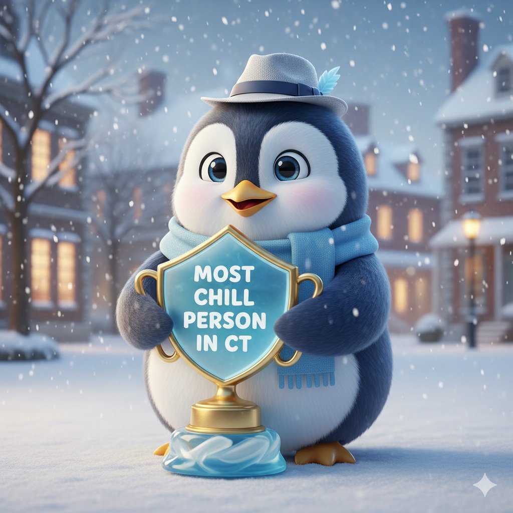 I just won the most chill person in CT award no way!