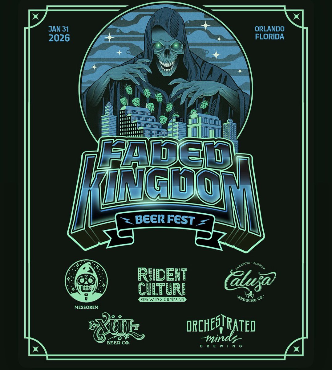 For those of you enjoying the PB&amp;J sour at HHN … the brewery (Xül) will be at Faded Kingdom beer fest in Jan! 

eventbrite.com/e/faded-kingdo…