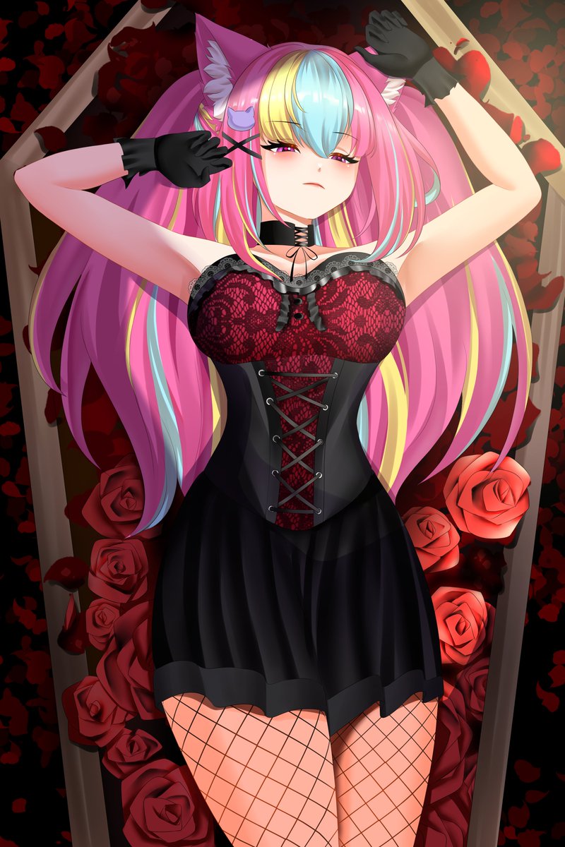 Heyyaa guys! Have y'all made halloween costumes yet? ^^
Share your spooky looks, and tell me about it! I’m so curious!🎃👻

I'll go first! 
My costume is Vampire. After years of sleep, I'm craving some fresh blood!

#Halloween #halloweenart #Vtubers #artmoots