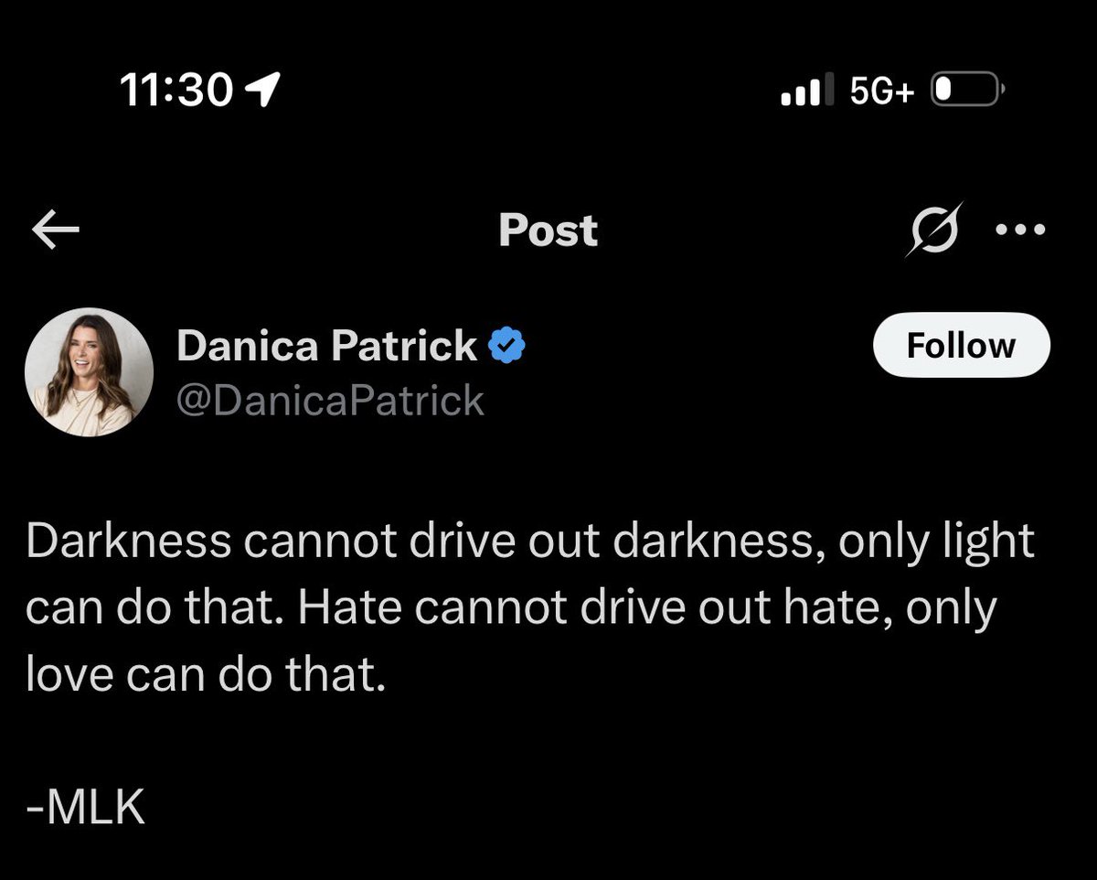poloreek's tweet photo. @DanicaPatrick So contradicting ain’t it ? https://t.co/ZZXYED4chw