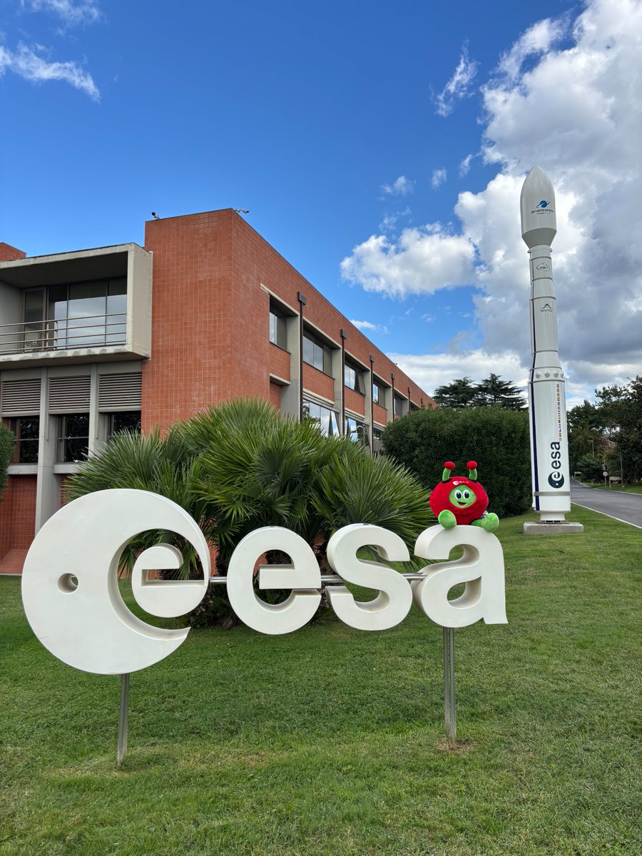 ESA__Education's tweet photo. 🚀 ESA Education joined #ESAOpenDay at ESRIN! 🎉 
 
 What an incredible day celebrating our passion for space! 🪐🛰️ 
 
 💫 At our stand, visitors explored ESA Education’s mission, goals, and hands-on projects that bring space into classrooms, and engaging activities for university students. 👩‍🏫🎓

Highlights included:
✨ Blowing out a virtual candle on Astro Pi using its humidity sensors 💨🕯️ 
✨ Exploring a CanSat mock-up with its Arduino and parachute — designed to keep it oriented and slow it down during descent🛰️🪂
✨ Showcasing @EseroIT activities  
✨ Fun with @Paxi_ESAKids and our youngest space fans 👽

🎤 We also played a game of Guess the Space Pro, testing the audience on their knowledge of space careers and showing how every mission relies on a diverse team—from engineers and scientists to communicators and business specialists. 👩‍🚀

See you soon at ESTEC Open Day! 🤩

#ESAEducation