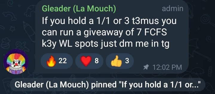 Sam_Ifeoluwani's tweet photo. I have 7 @t3muverse K3y FCFS WLs to give out.

2 FCFS WL for @t3muverse K3Y going on this post. 

-> Follow me, @Sam_Ifeoluwani, @0xGleader and @t3muverse 
-> Like and Repost. 
Criteria will be thoroughly checked for winners.

Picking winners, soon! https://t.co/bNP0CGvhgs