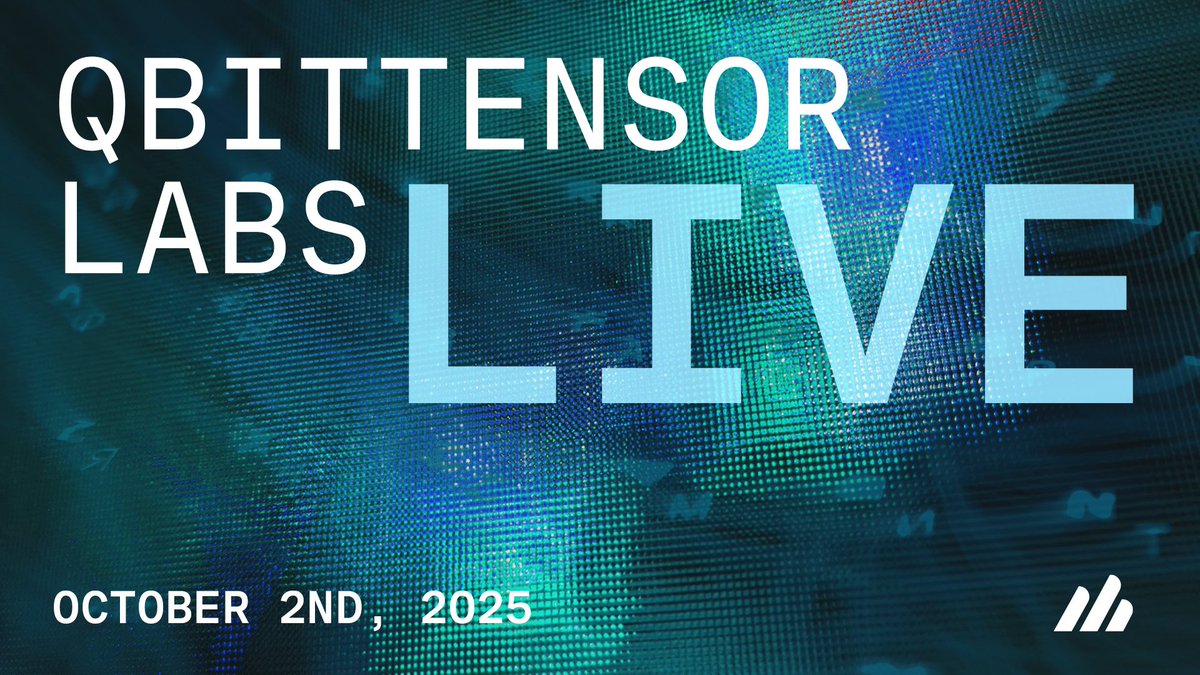 qBitTensorLabs's tweet image. qBitTensor Labs Live #3
16:00 UTC, Thursday.

We’re opening the floor to community questions. What should we discuss?

To catch up on what we’ve covered recently, watch qBTLL #1 + #2 and our Hash Rate with @markjeffrey.