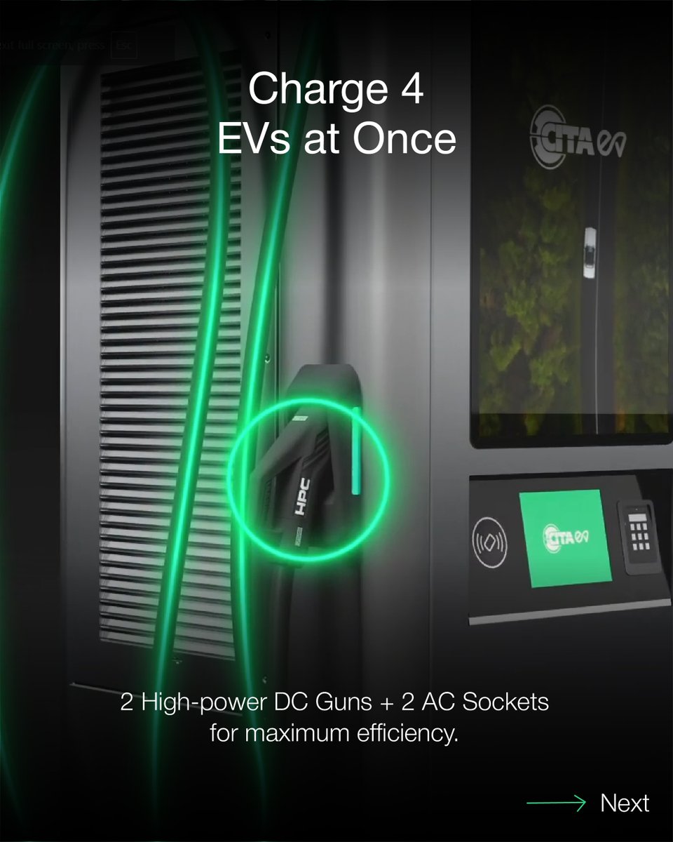citaevcharger's tweet image. ⚡ Supercharge your business with CITA Fast &amp;amp; Super-Fast EV Chargers (60–360 kW)!

Interactive touchscreens, multi-vehicle charging, LED lighting &amp;amp; seamless payments — all in one smart solution.

salesuk@citaevcharger.co.uk
#CITAEVCharger #EVChargingSolutions #FastEVCharger