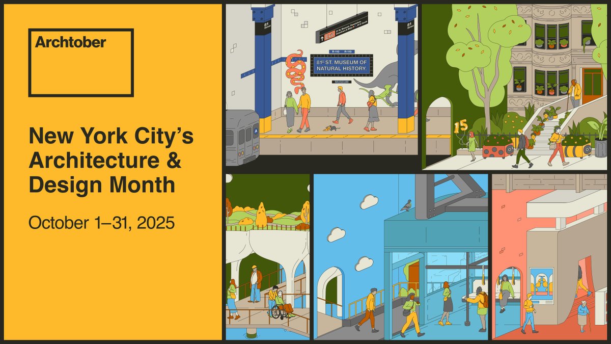 This fall, we’re excited to be part of <a href="/Archtober/">Archtober</a>, NYC’s month-long architecture and design festival, from Oct 1-31! Check out 100s of upcoming events and join us as soon as you can. Details at archtober.org.

#Archtober