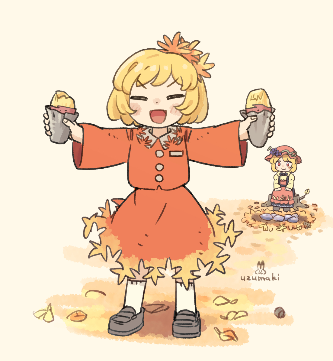 OsushiUzumaki's tweet image. 秋静葉🍠
#東方Projectイラスト