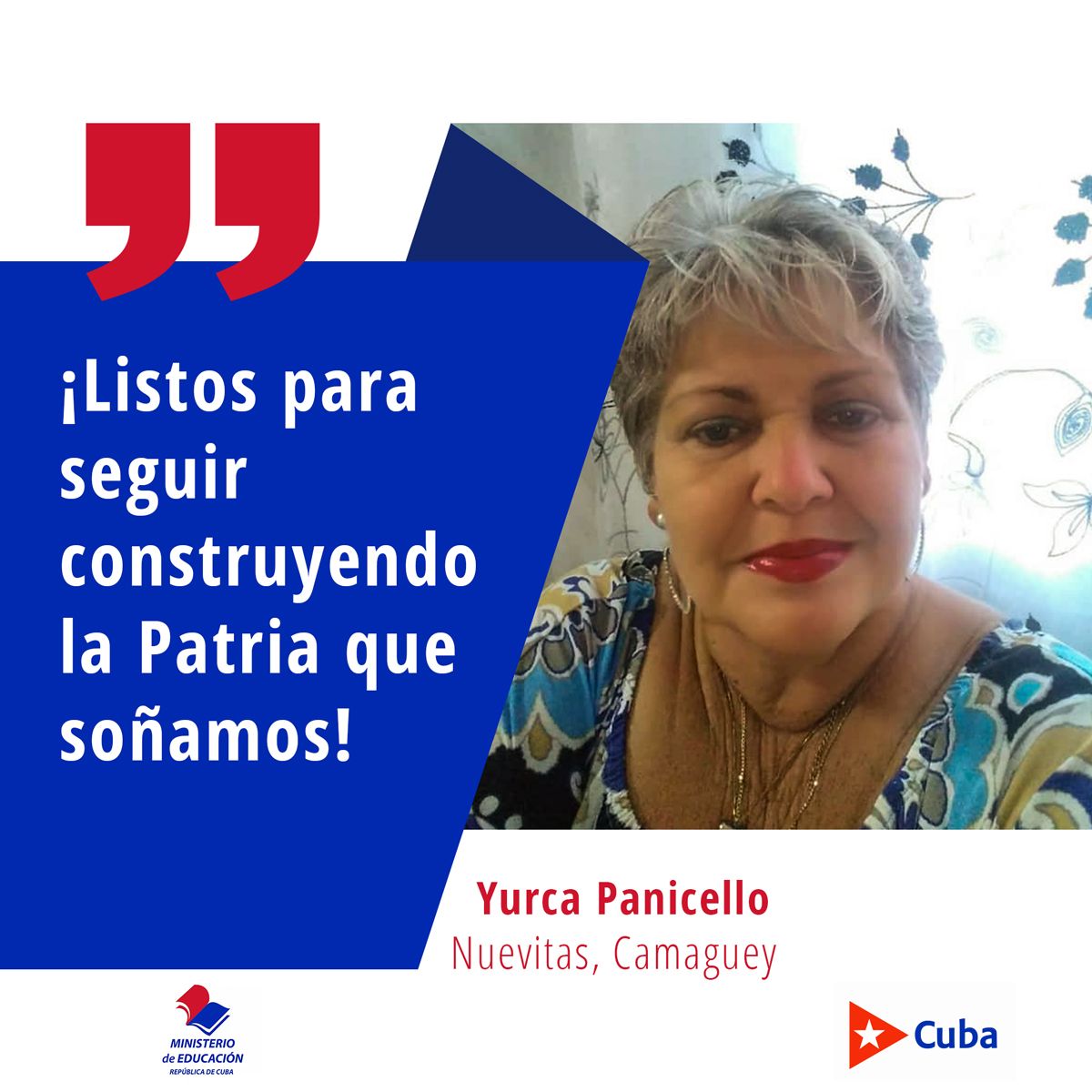 🇨🇺En el municipio de Nuevitas, entre el vaivén del mar y el calor de su gente, vive Yurca Panicello. Con 36 años de entrega a la educación, su vida ha sido un ejemplo de dedicación, amor y compromiso con las futuras generaciones.
#CubaMined