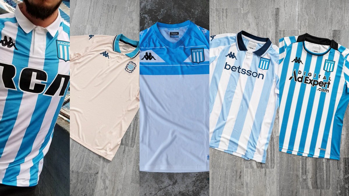 Se va Kappa de Racing. Una marca con buenas y malas pero que me parece que termina dejando una colección de muy lindas camisetas, muchas de ellas bañadas en gloria.

Acá algunas de mis favoritas. Leo las de ustedes.