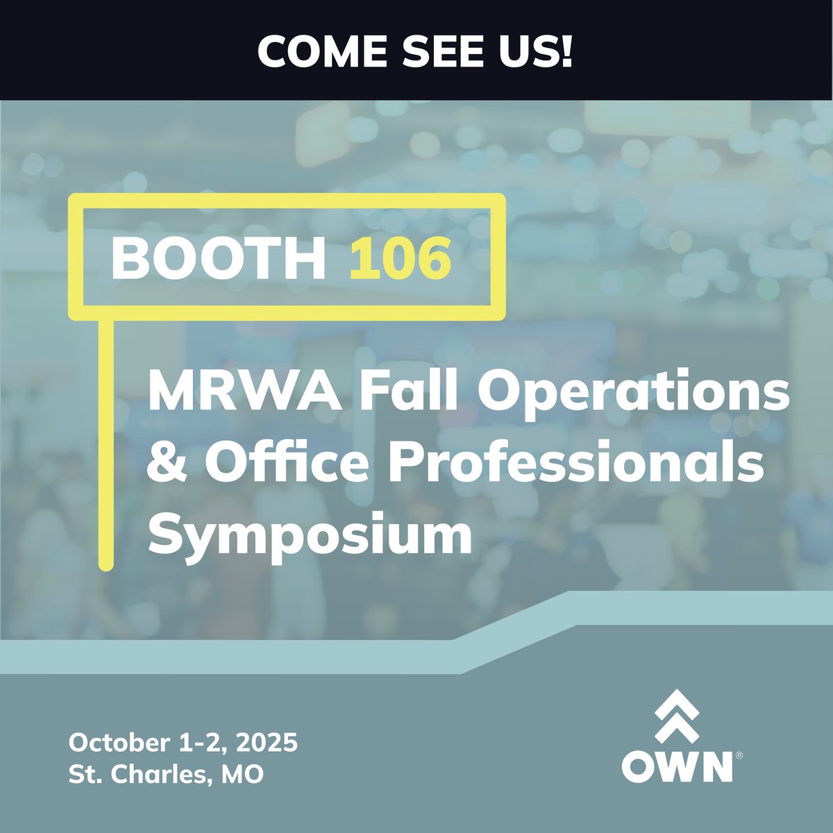 We're gearing up for the annual <a href="/MoRuralWater/">Missouri Rural Water Association (MRWA)</a> MRWA conference and our team is excited to share how OWN is helping communities across the region with water and infrastructure solutions. Come by and say hello at Booth 106- we’d love to connect! #WeAreOWN #MRWA2025